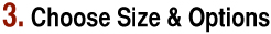 Choose Size & Style for your photo on canvas.