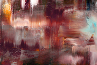 Elation - Burgandy Abstract Artwork on Canvas.