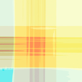 Innerlight - Yellow, Orange, Teal, Lime Pastels. Modern Abstract Wall Decor. 