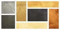 Network - Large Canvas Print. Gold, Tan, Brown, Orange.