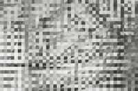 Riddle - Black and White Mosaic Abstract Art.